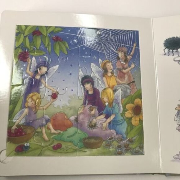 The Midnight Fairies A Sparkling Jigsaw Board Book 2007 Illus. by Alison Atkins - Picture 7 of 7